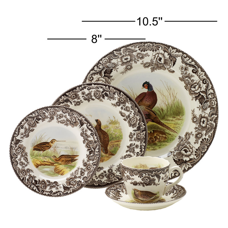 Spode Woodland 5-Pc Place Setting & Reviews | Birch Lane